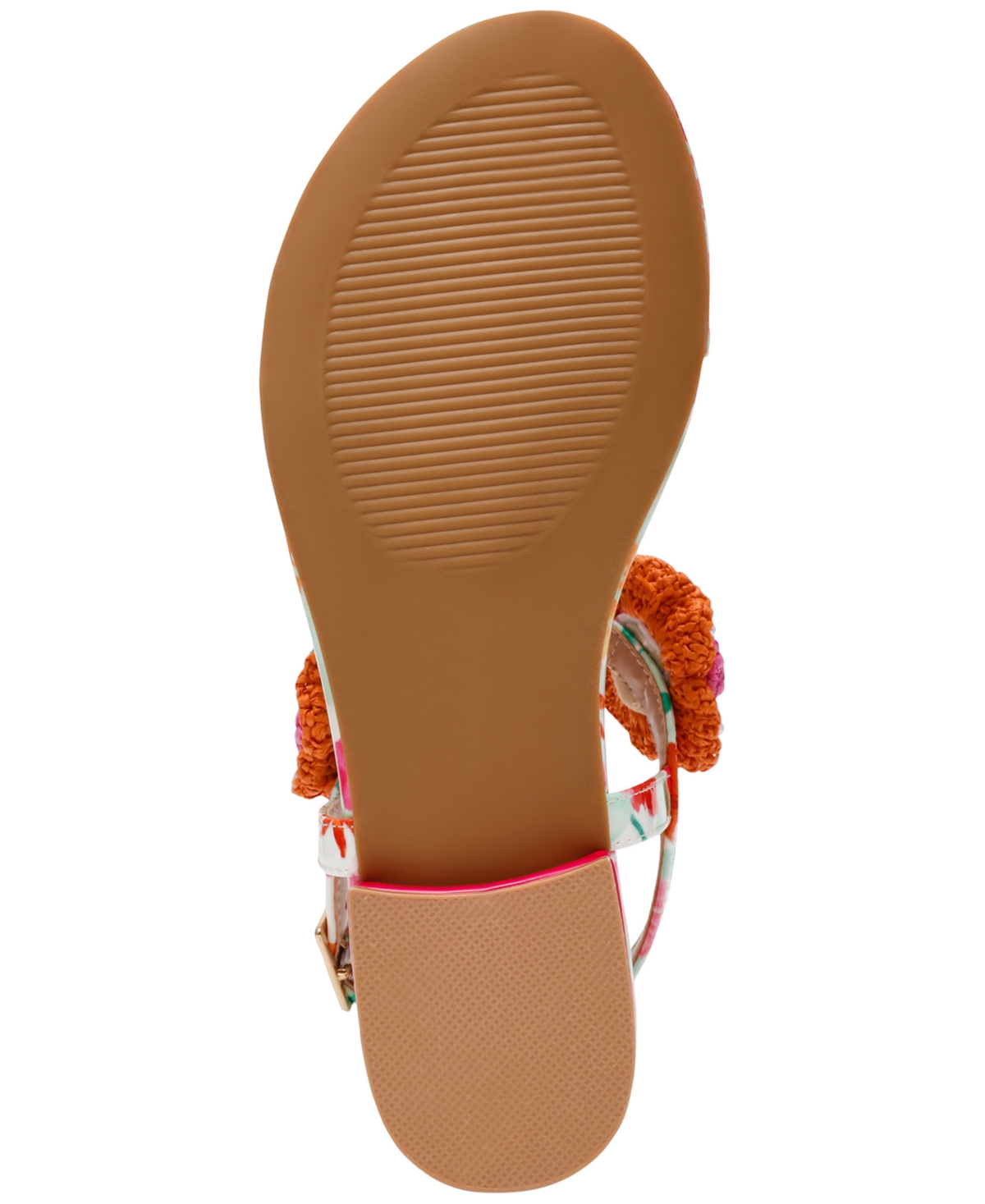Betsey Johnson Women's Cindii Crochet Thong Slide Sandals In White Multi