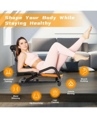 Core Fitness Abdominal Trainer Crunch Exercise Bench Machine