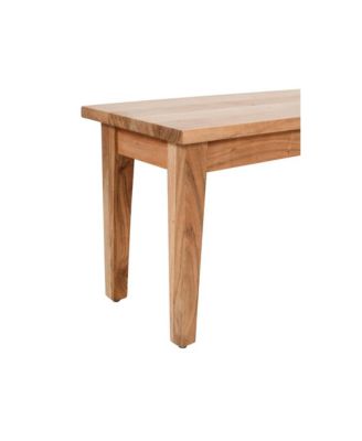 Colby 42"" Traditional Classic Solid Hardwood Bench