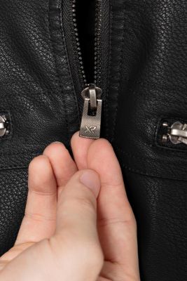 Boys Hooded Moto PU Leather Jacket With Lining