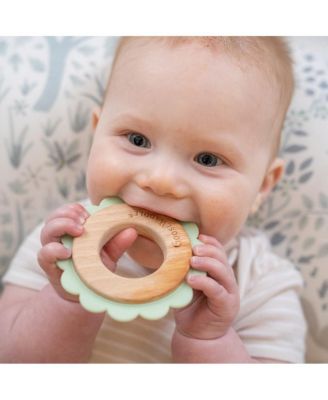 Lion Mint Animal Teether Wooden + Silicone