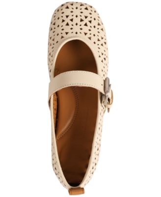 Women's Karla Perferated Leather Flats