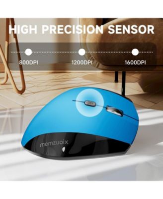 Ergonomic Mouse Wireless,2.4G Optical Cordless Mice with 800/1200/1600 DPI,Vertical Computer Wireless Mouse for Laptop, Mac,PC,Desktop (for Right Hand, Large)