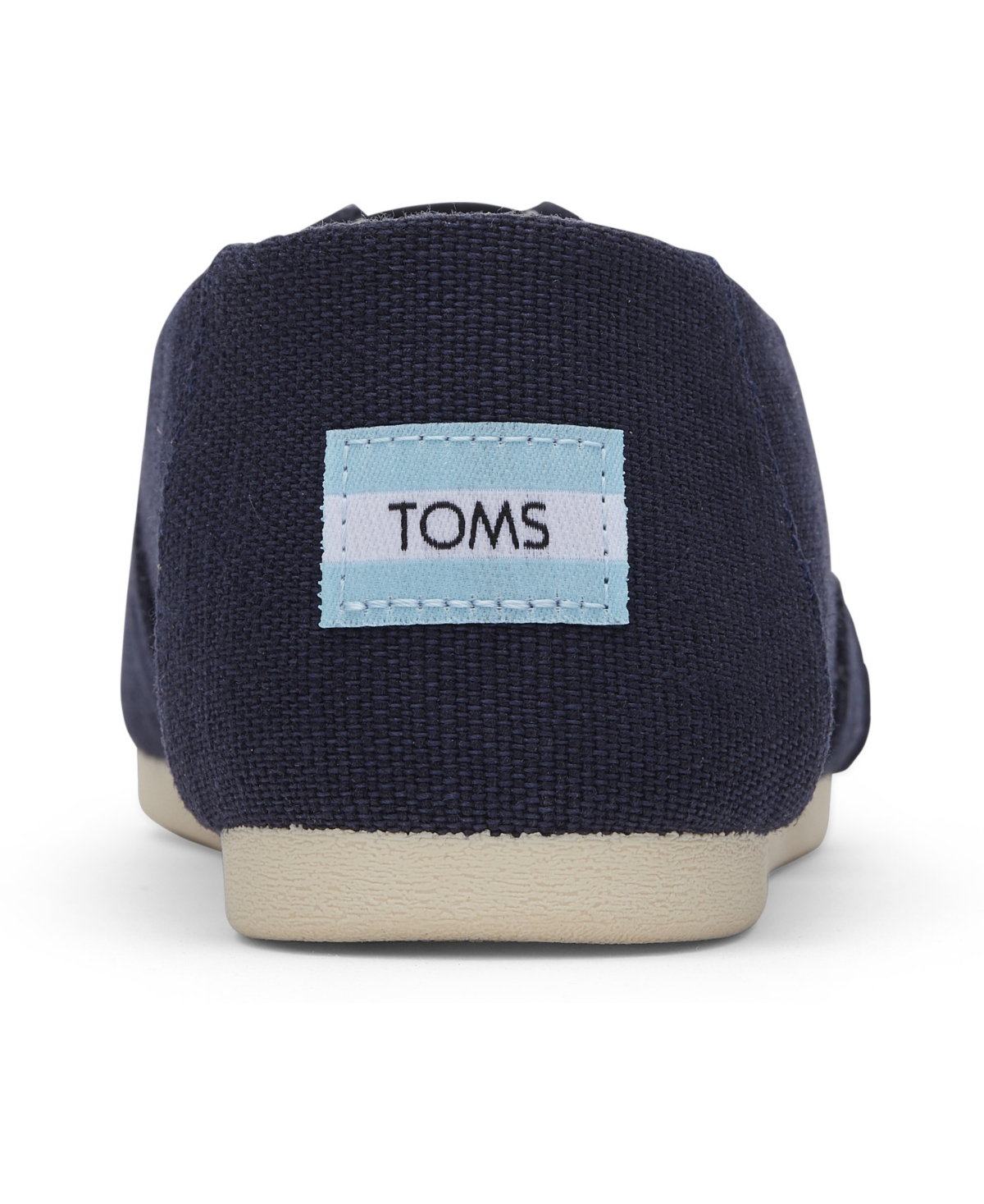 Shop Toms Women's Alpargata Classic Heritage Canvas Slip-on Flats In Navy Heritage Canvas
