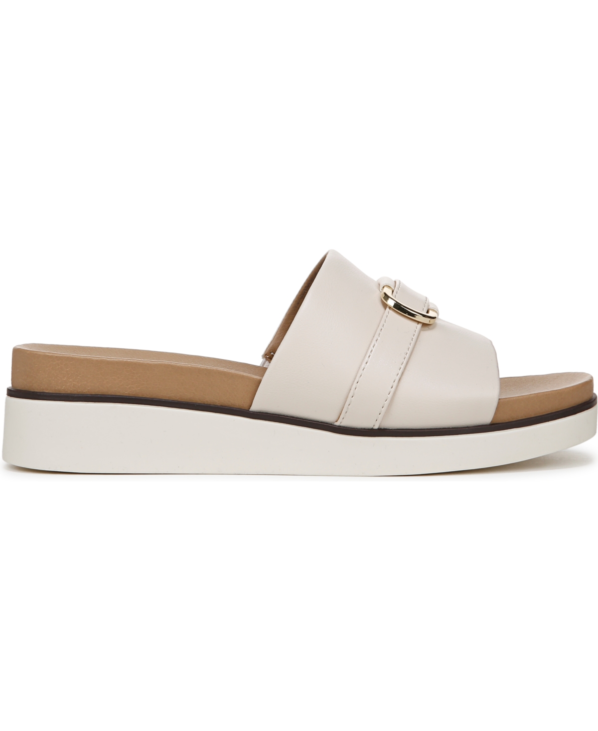 LIFESTRIDE WOMEN'S GENEVIEVE SQUARE OPEN TOE SLIDE PLATFORM SANDALS 
