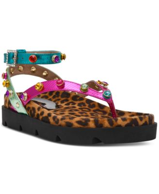 Betsey Johnson - Women's Conley Gemstone Platform Footbed Sandals