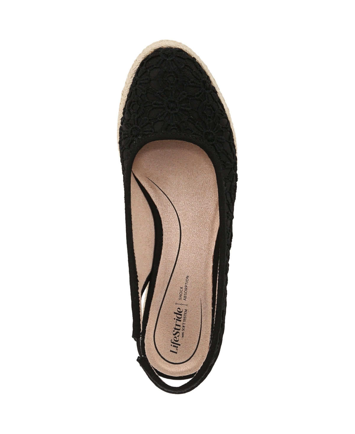 LIFESTRIDE WOMEN'S KAYDEN SLINGBACK WEDGE ESPADRILLES 