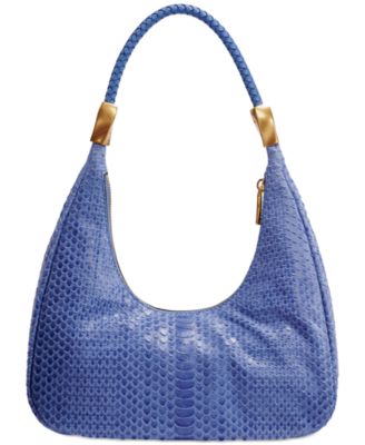 Quogue Skipper Snake Small Leather Shoulder Bag