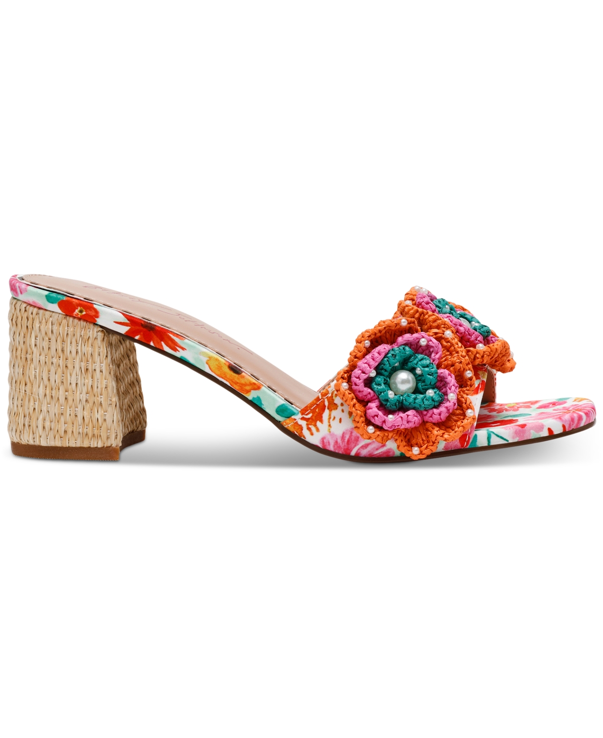 BETSEY JOHNSON WOMEN'S DIETRICH BLOCK-HEEL DRESS MULES 