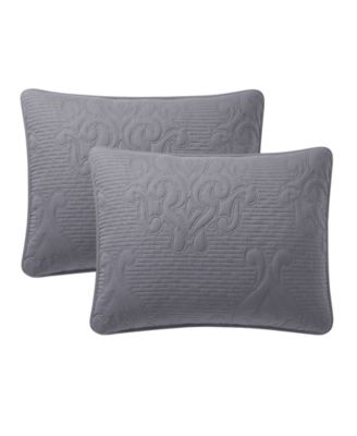 Solomun Pinsonic Damask 3-Pc. Quilt Set, Full/Queen