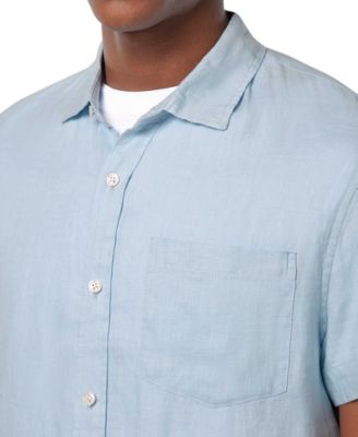 Men's Short-Sleeve Linen Shirt
