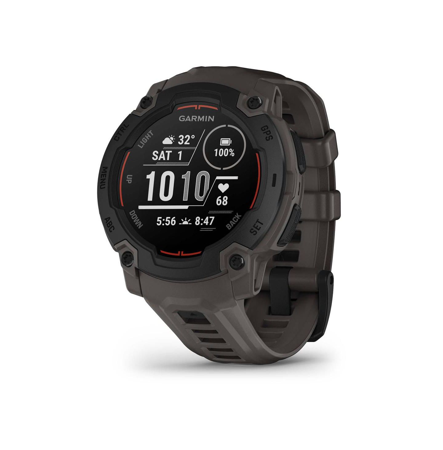Умные GPS-часы Garmin Instinct E, 45 мм, для активного отдыха, Black/Charcoal — фото 1