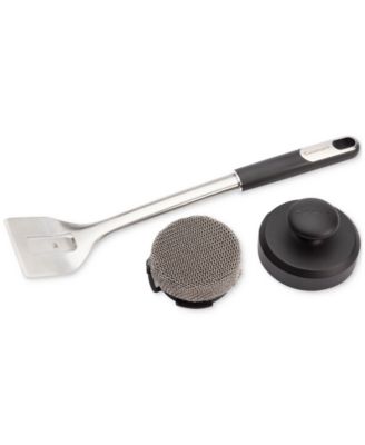 3-in-1 Stainless Steel Chainmail Grill Cleaner