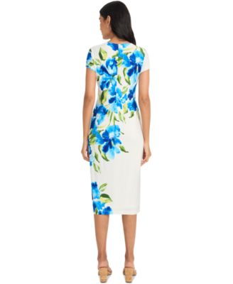 Women's Short-Sleeve Midi Dress