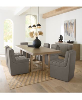Furniture - 7-Pc. Set (Portmore Rectangular Dining Table & 6 Clave Dining Chairs), Created for Macy's