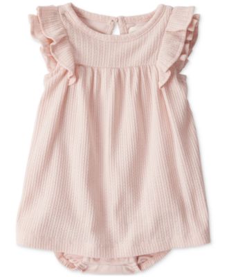 Carter's - Baby Girls Organic Cotton Pointelle Bodysuit Dress