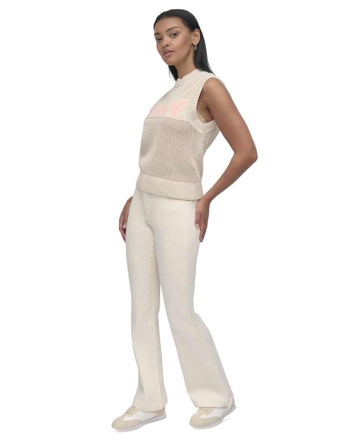DKNY JEANS WOMEN'S HIGH-RISE FLARE-LEG JEANS 