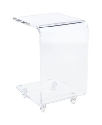 Rollins Acrylic Bar Cart