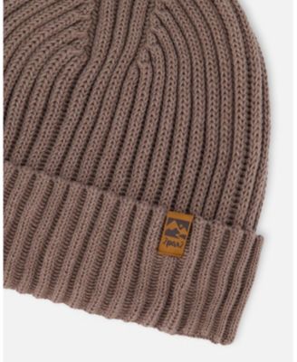 Boy Cuffed Knit Hat Taupe - Toddler|Child