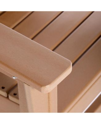 Kids Outdoor Adirondack Plastic Patio Chair (Set of 4)