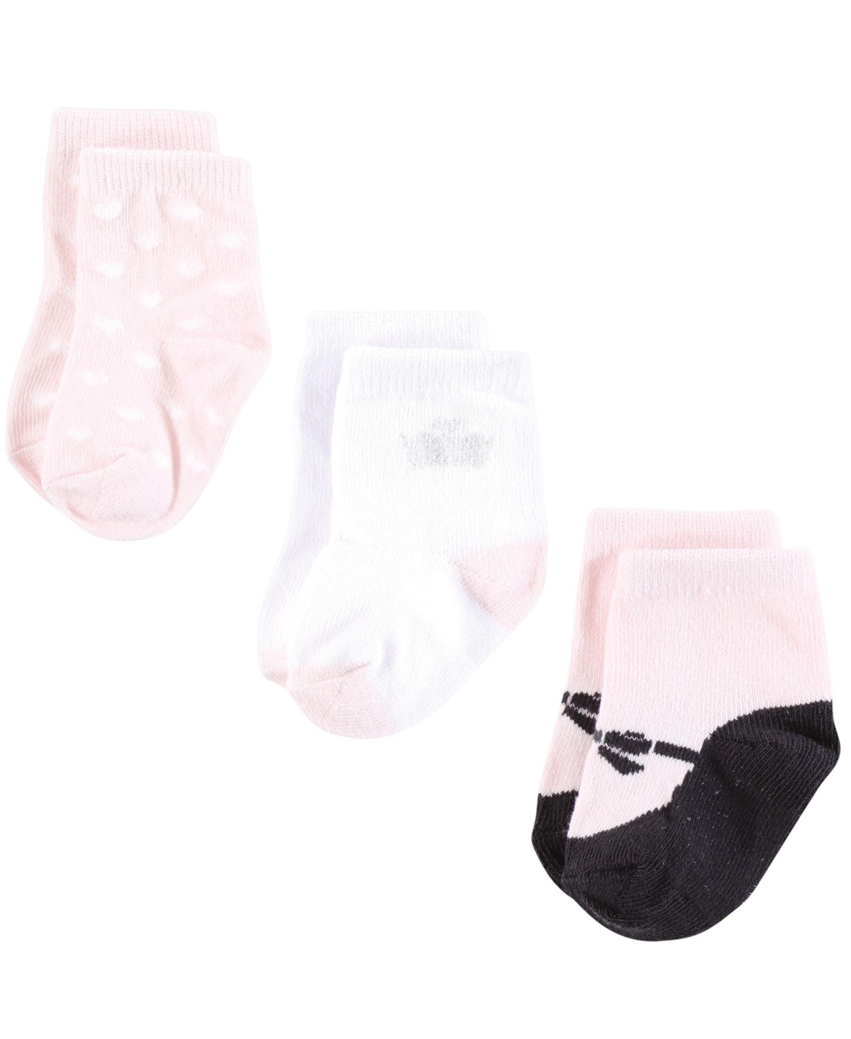 Hudson Baby Girls 8Pk Bibs/Socks Set
