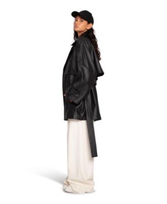 Women's Forevermore Leather Trench Coat