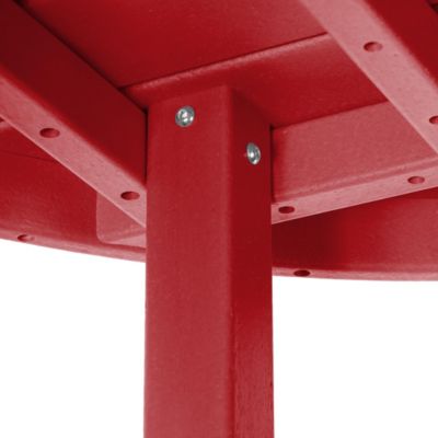 Kids 5-Piece HDPE Outdoor Patio Round Dining Table and Chairs Set