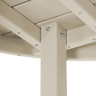 Kids 5-Piece HDPE Outdoor Patio Round Dining Table and Chairs Set