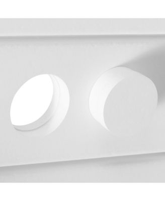 Low Outdoor HDPE Round Patio Coffee Table