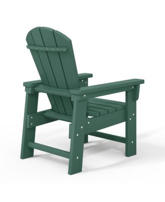 Kids Outdoor HDPE Adirondack Plastic Patio Chair