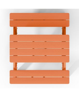 Outdoor Patio Kids HDPE Plastic Picnic Bench Table