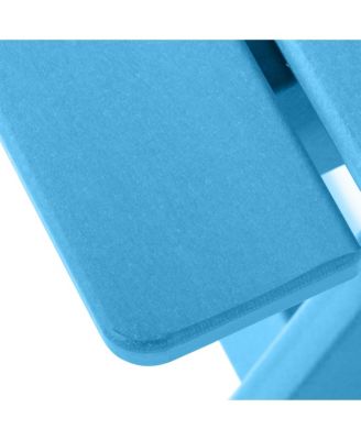 Outdoor Patio Kids HDPE Plastic Picnic Bench Table