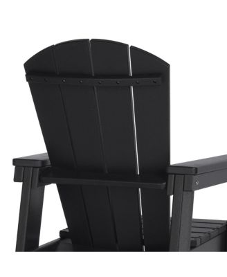 Kids 5-Piece HDPE Outdoor Square Patio Dining Table and Chairs Set