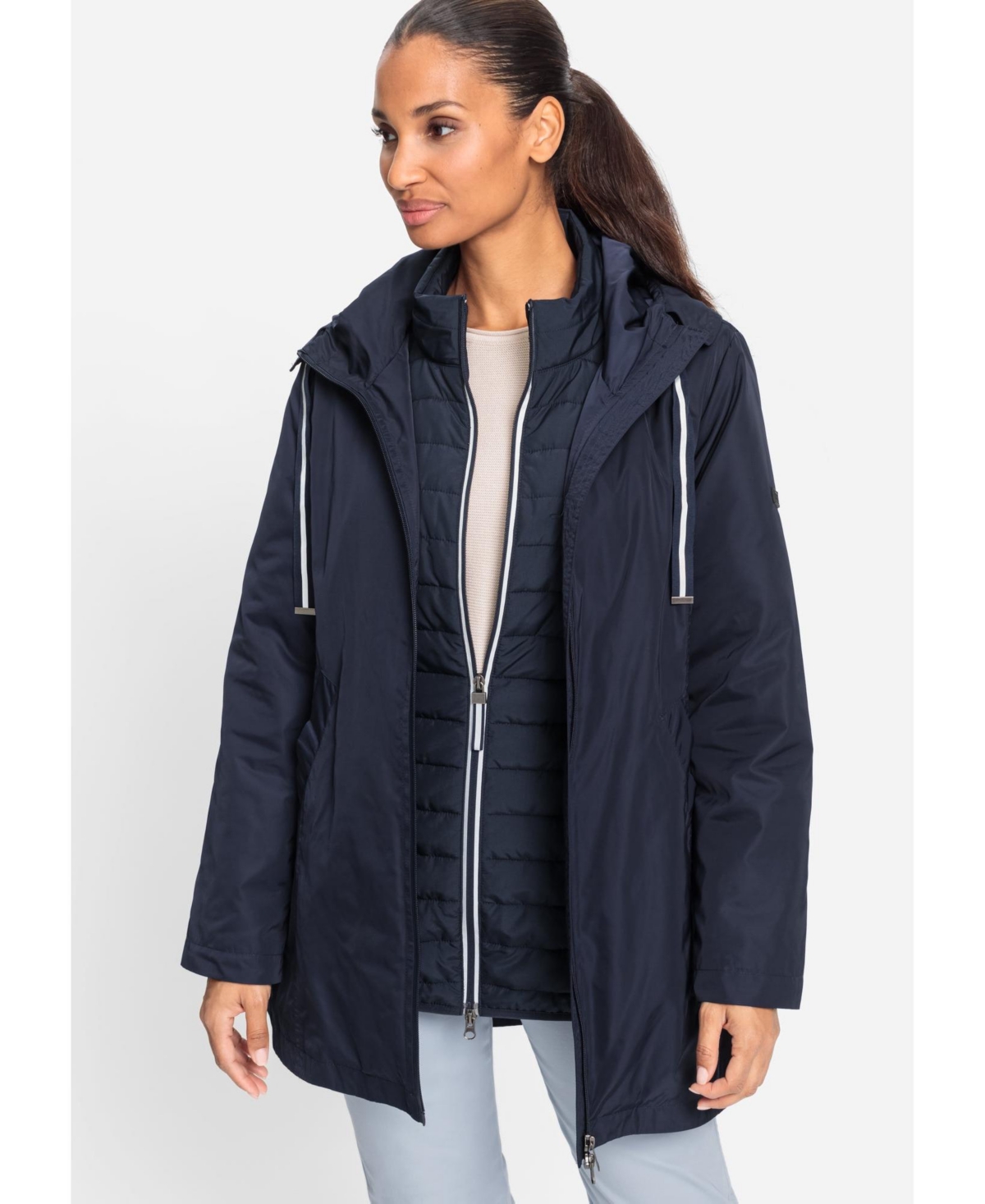 Women's 4-in-1 Convertible Jacket - Ink blue
