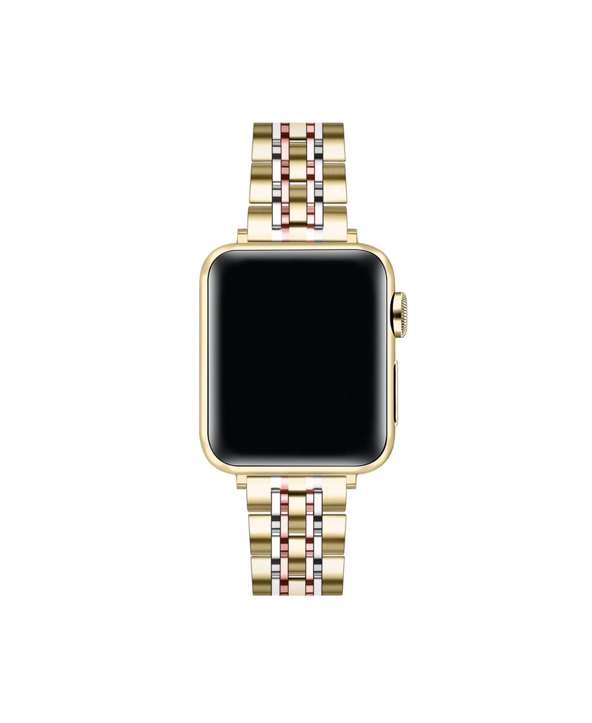 Posh Tech Rainey Stainless Steel Band For Apple Watch, Fits All Apple Watch Models In Silver,gold,rose Gold