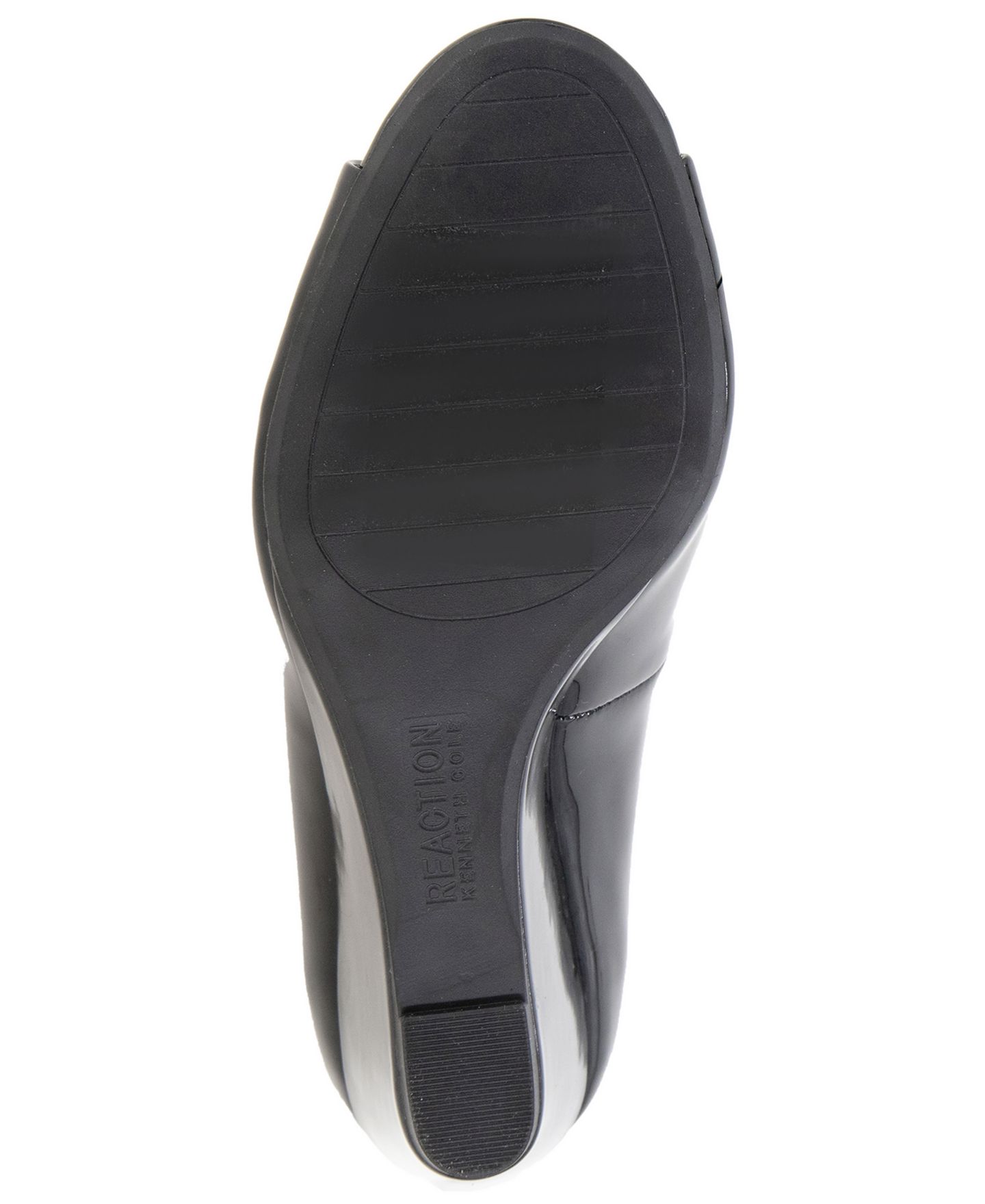 Женские туфли Kenneth Cole Reaction Elinor Mid Wedge Pumps, цвет: Чёрный лаковый — фото 5