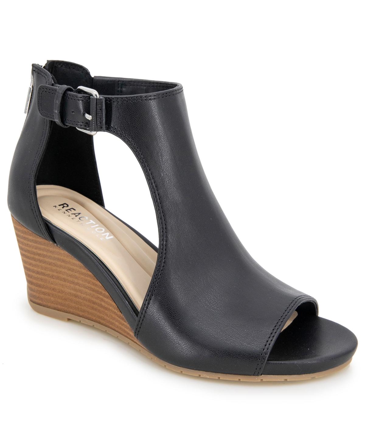 Kenneth Cole Reaction Women's Gracie Wedge Sandals In Black
