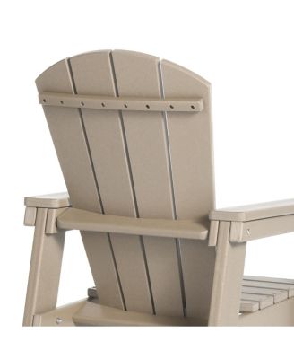 Kids Outdoor HDPE Adirondack Plastic Patio Chair
