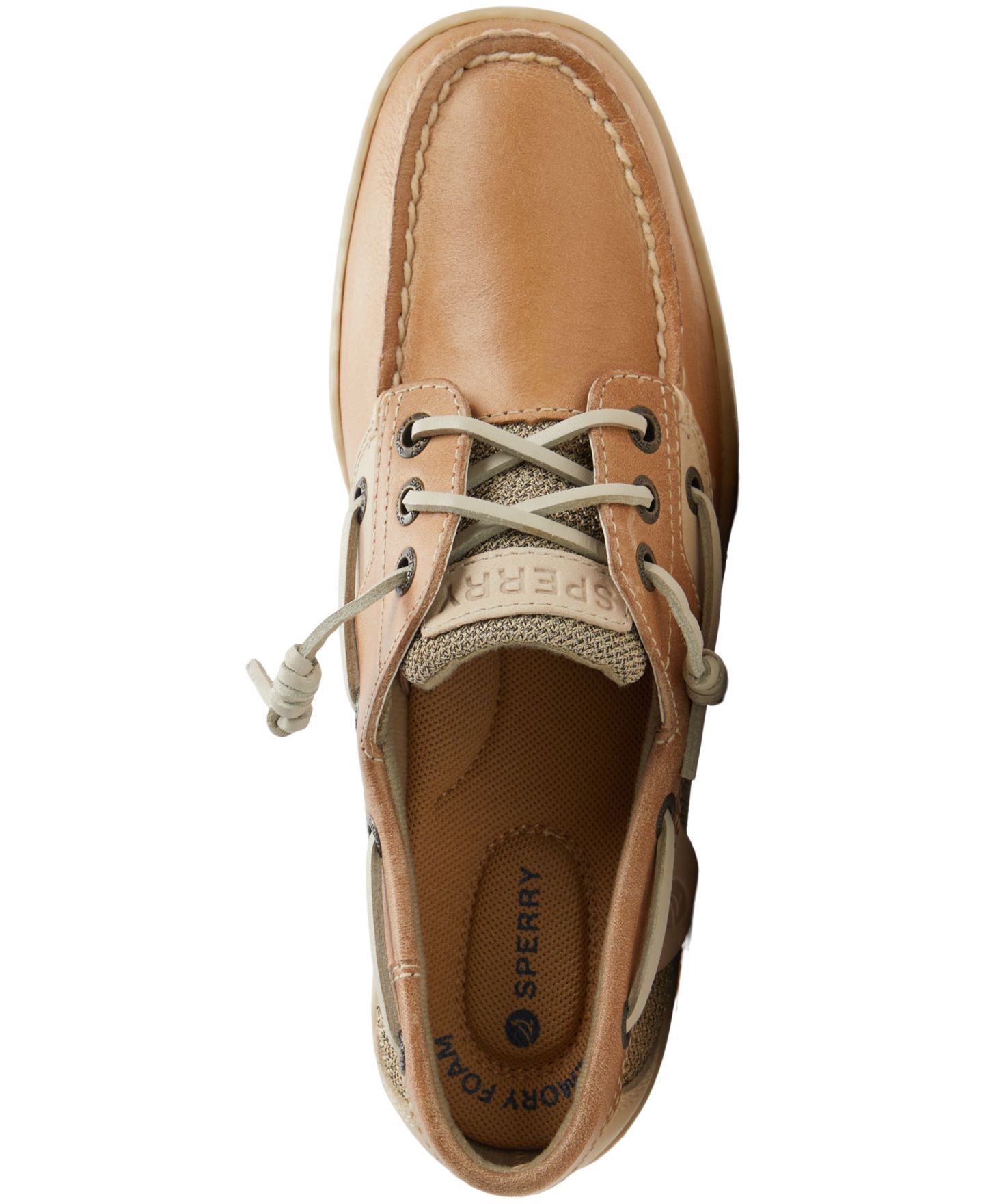 Женские туфли Sperry Rosefish 3-Eye Lace-Up Boat, цвет: Льняной разноцветный — фото 4