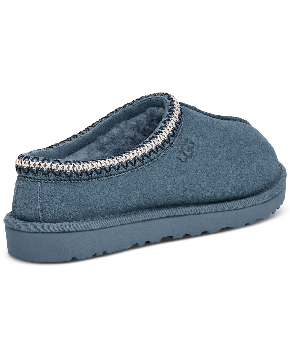Ugg Tasman Suede Slippers In Blue