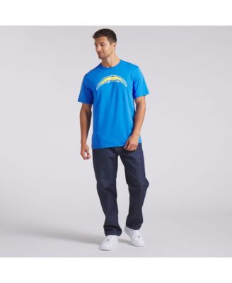 Men's Blue Los Angeles Chargers Legacy Cotton T-Shirt