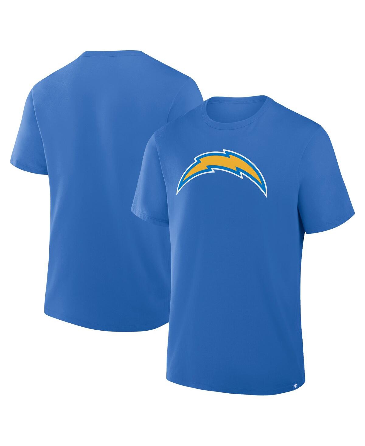 Fanatics Men's Blue Los Angeles Chargers Legacy Cotton T-shirt In Blue