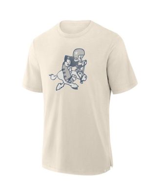 Men's Cream Dallas Cowboys Slub T-Shirt