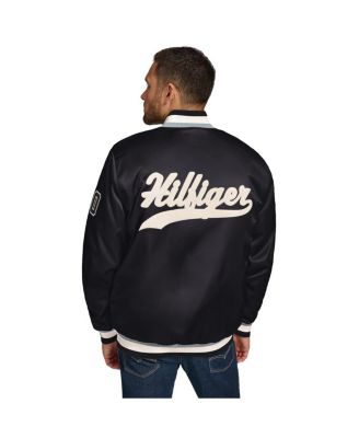 Men's Black Las Vegas Raiders Dante Full-Snap Satin Jacket