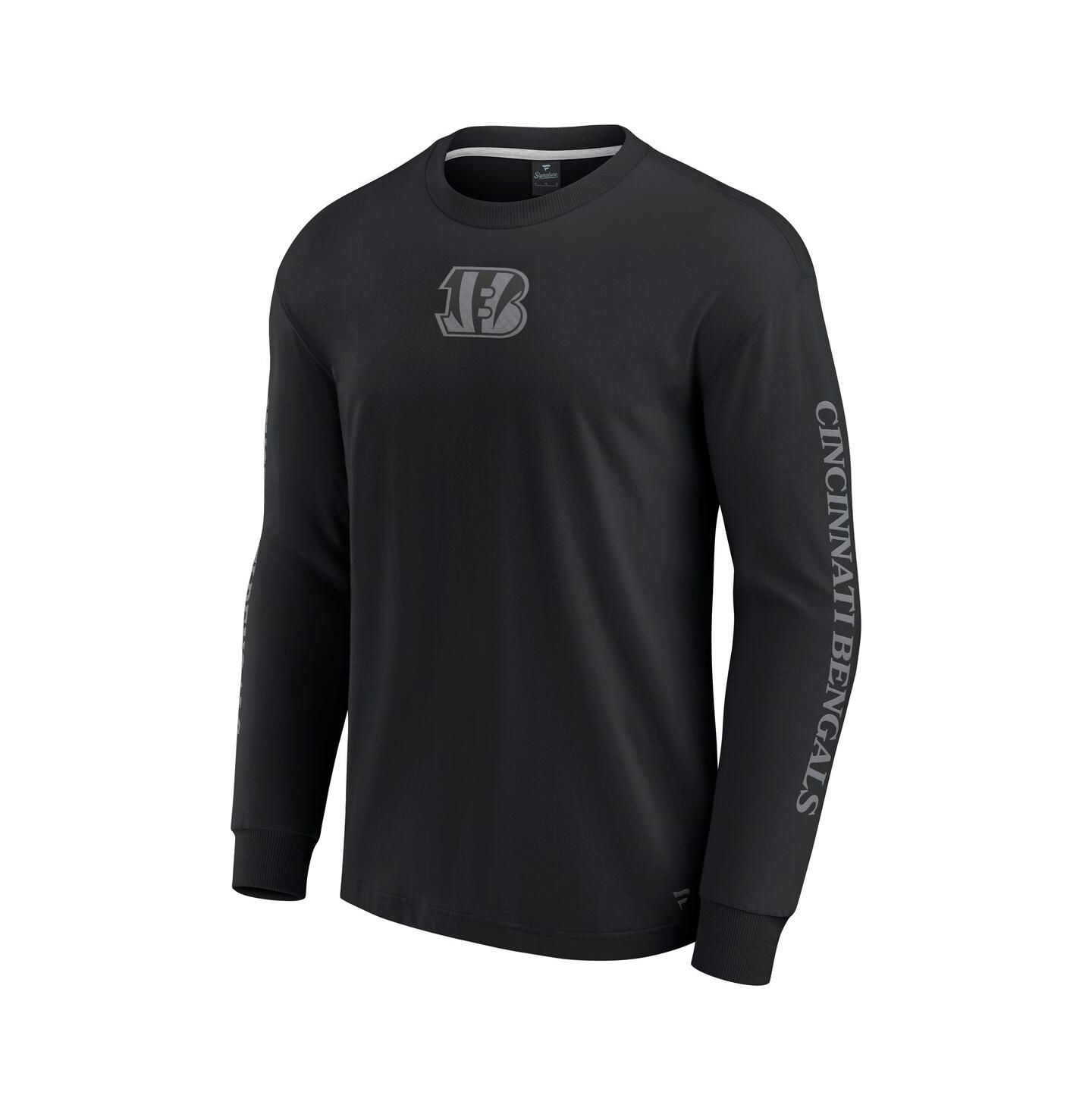 Футболка Fanatics Black Cincinnati Bengals Elements Strive Long Sleeve — фото 2