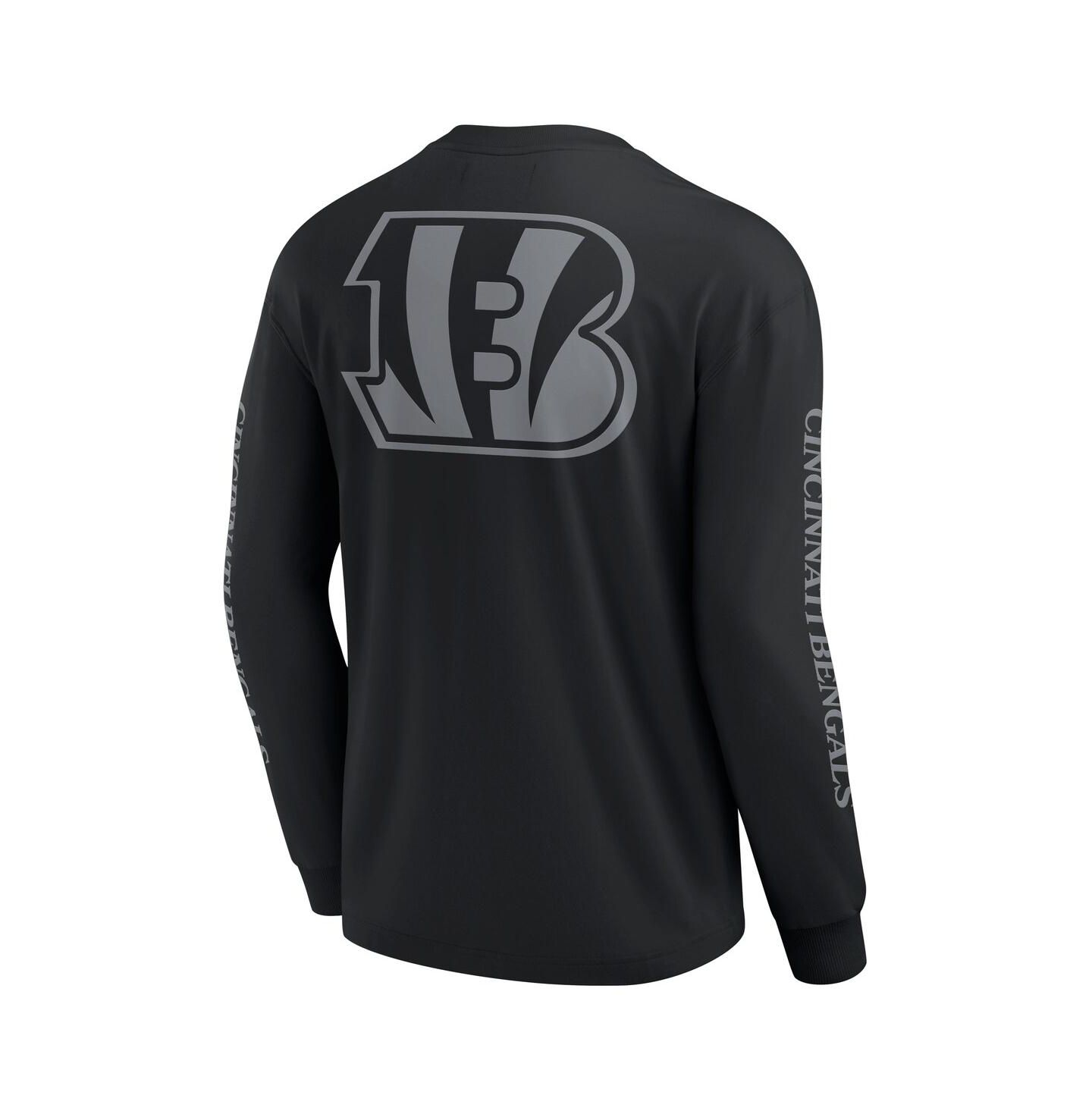 Футболка Fanatics Black Cincinnati Bengals Elements Strive Long Sleeve — фото 3