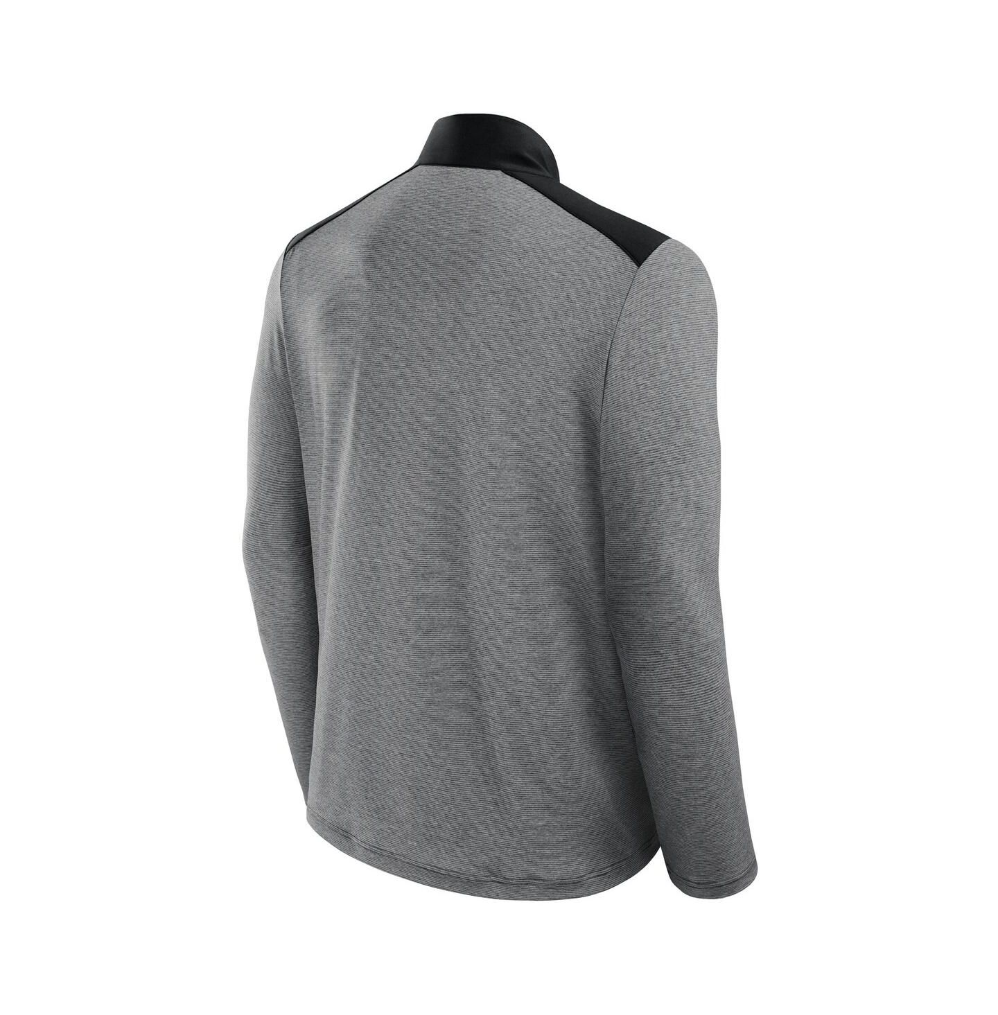 Куртка Fanatics Black/Heather Gray San Francisco 49ers Front Office Tonal Full-Zip — фото 2