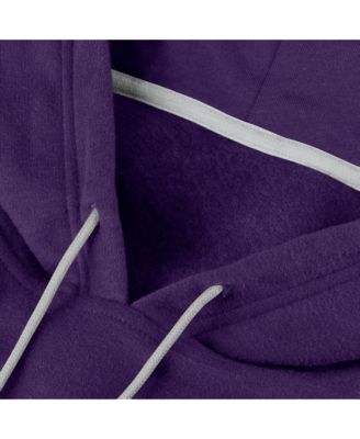 Men's and Women's Purple Minnesota Vikings Sleek Elements Pullover Hoodie