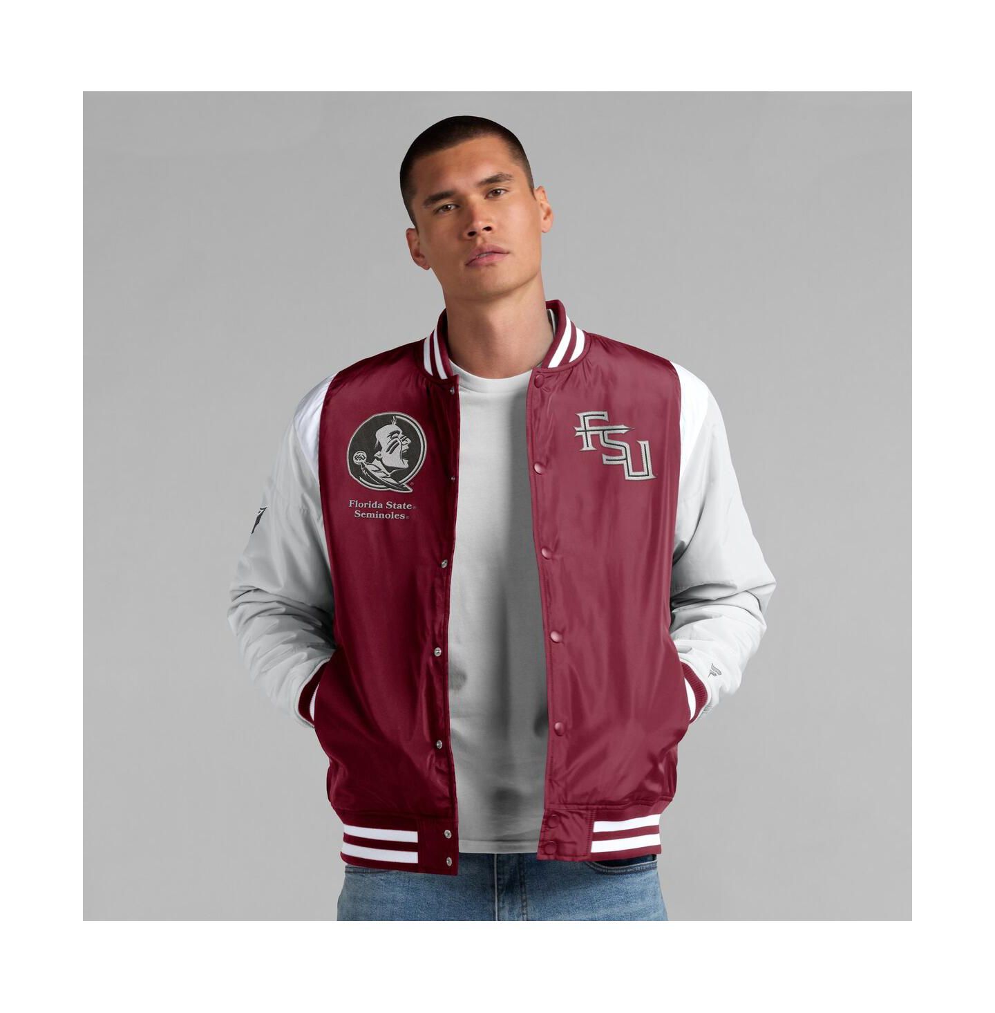 Мужская куртка Fanatics Garnet Florida State Seminoles Elements Elite Full-Snap — фото 4
