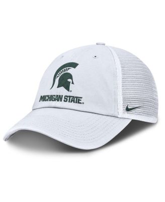 Nike - Men's White Michigan State Spartans Club Trucker Adjustable Hat